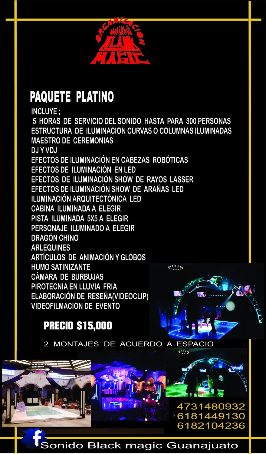 PAQUETE PLATINO(NUEVO)
